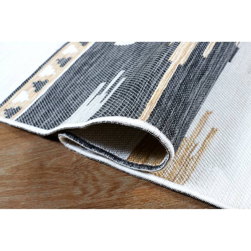 Terra by Obeetee Plaza Neutral Rug