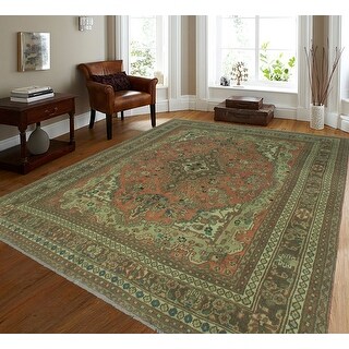 Noori Rug Semi-Antique Ullok Rust/Brown Rug - 7'0