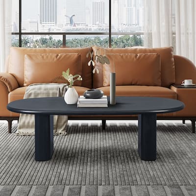 51'' Tapered Tabletop Coffee Table For Living Room