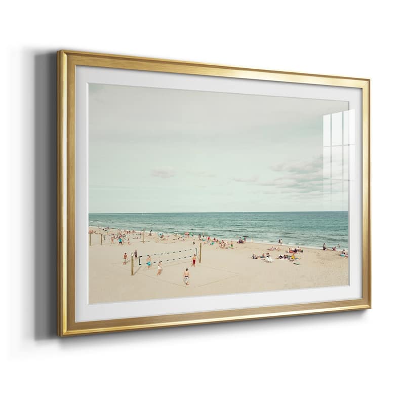 Day at the Beach Premium Framed Print - Ready to Hang