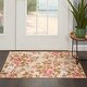 preview thumbnail 1 of 2, Nourison Water Colors Indoor only Floral Area Rug Beige - 2' 3" x 3' 9" - Rectangle