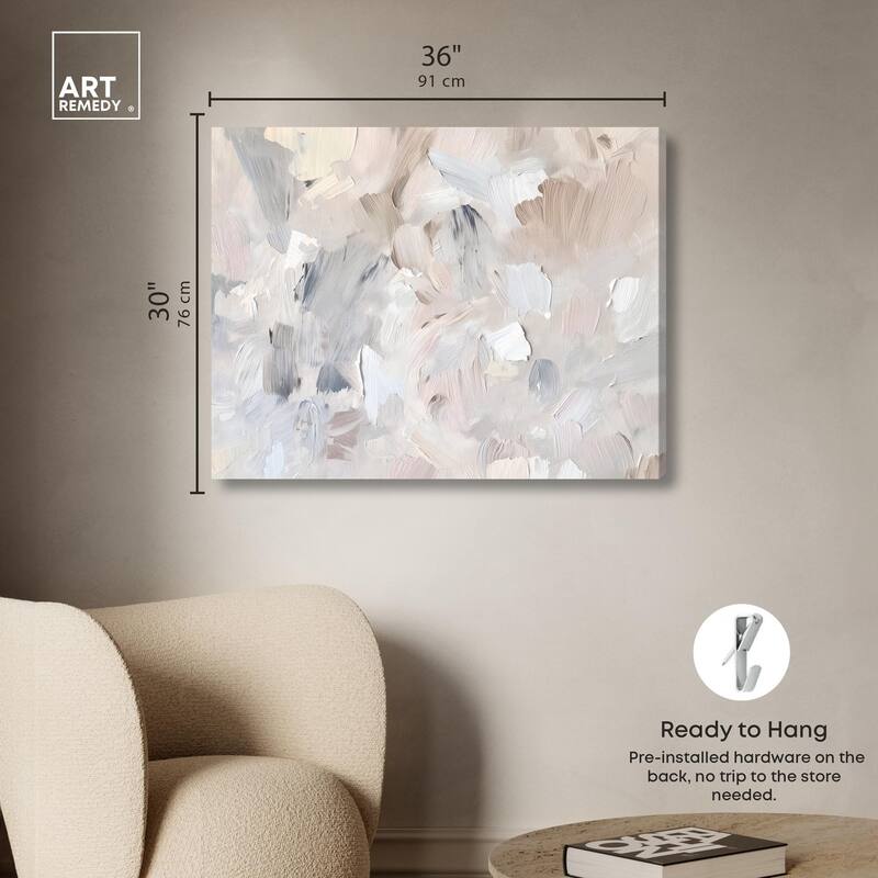 Soft Colors Fade II Canvas by Art Remedy, Gallery Wrapped