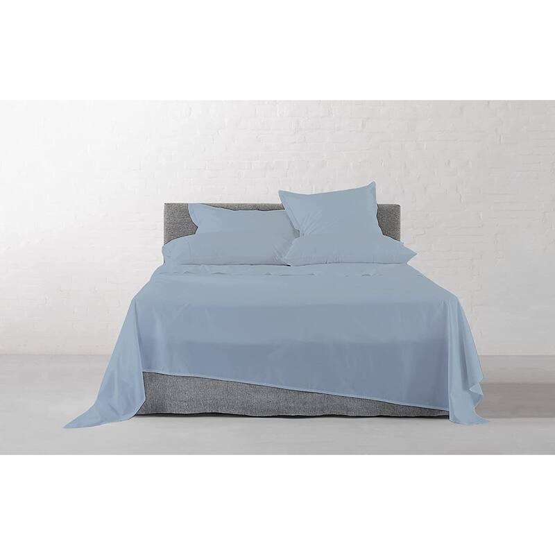 GOTS Certified 300TC Organic Cotton Sateen Wrinkle Resistant Flat Sheets