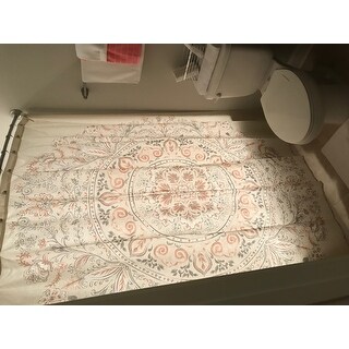 Shop Madison Park Evelyn Cotton Printed Shower Curtain