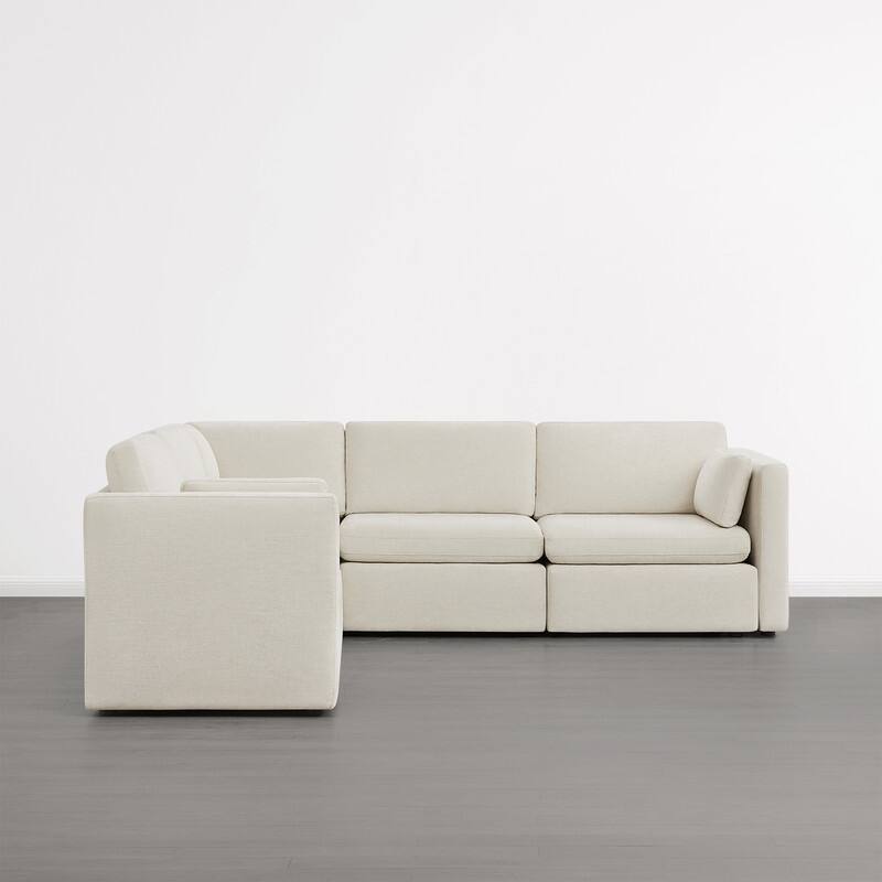 Spruce & Spring Mia Oversized Modular Sectional Fabric Sofa Set