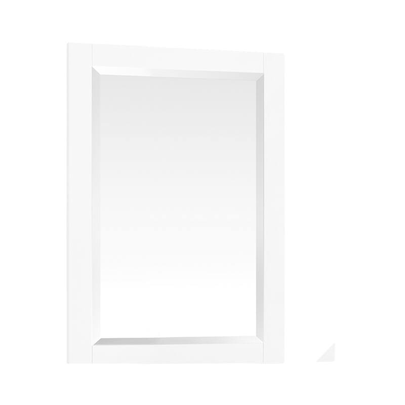 Azzuri Riley 32" x 24" Rectangular Framed Beveled Edge Mirror