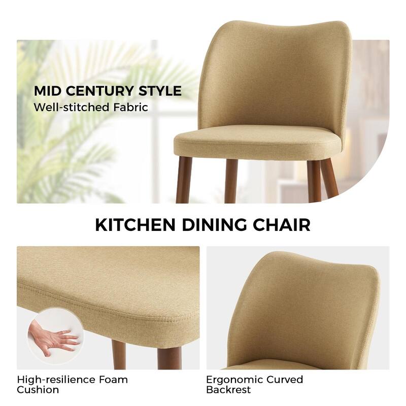 Melisa Solid Wood Dining Chair Set of 4 by HULALA HOME