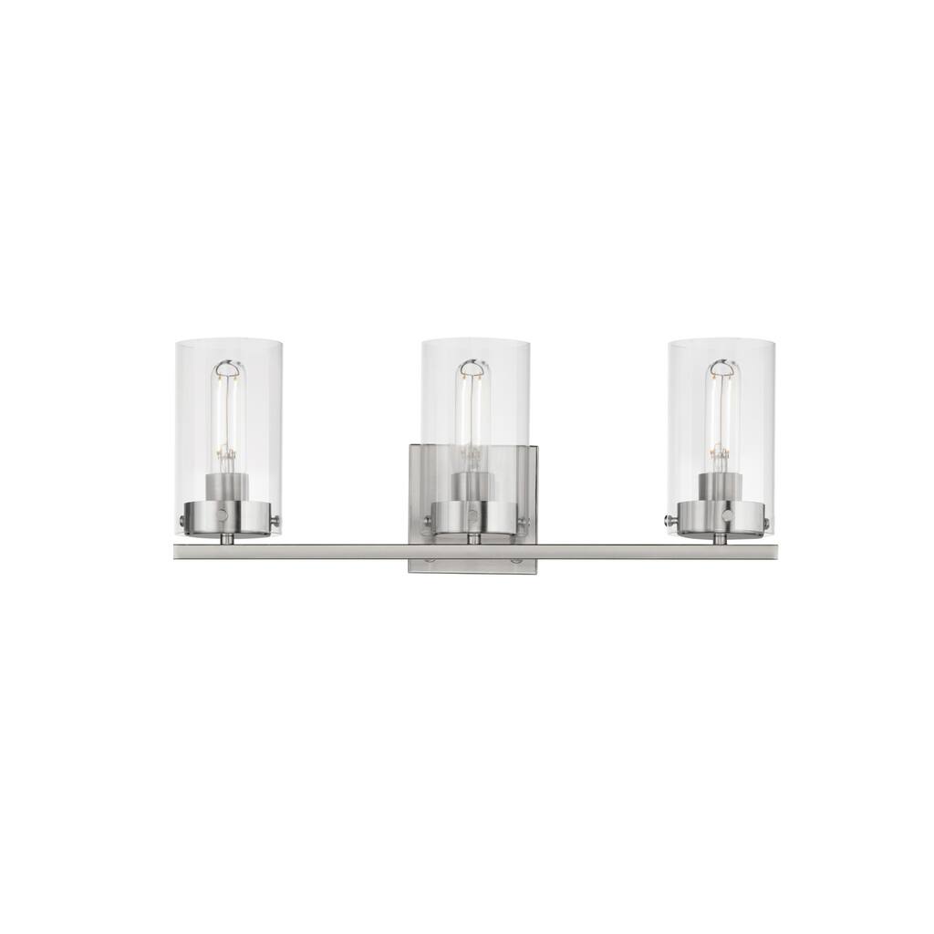 Maxim 12403CL Pinn 3 Light 21" Wide Vanity Light with Clear Glass