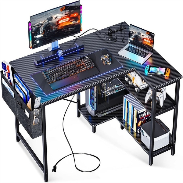 40 Inch Small L Shaped Gaming Computer Desk Bed Bath Beyond 39897632