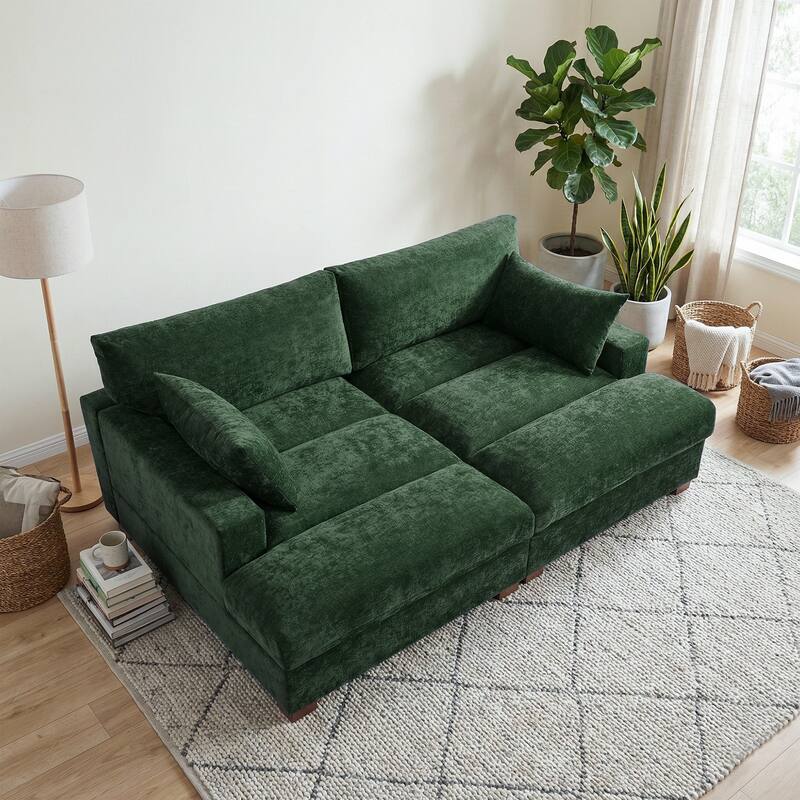 Modern Modular Sectional Sofa Chaise Couch Bed