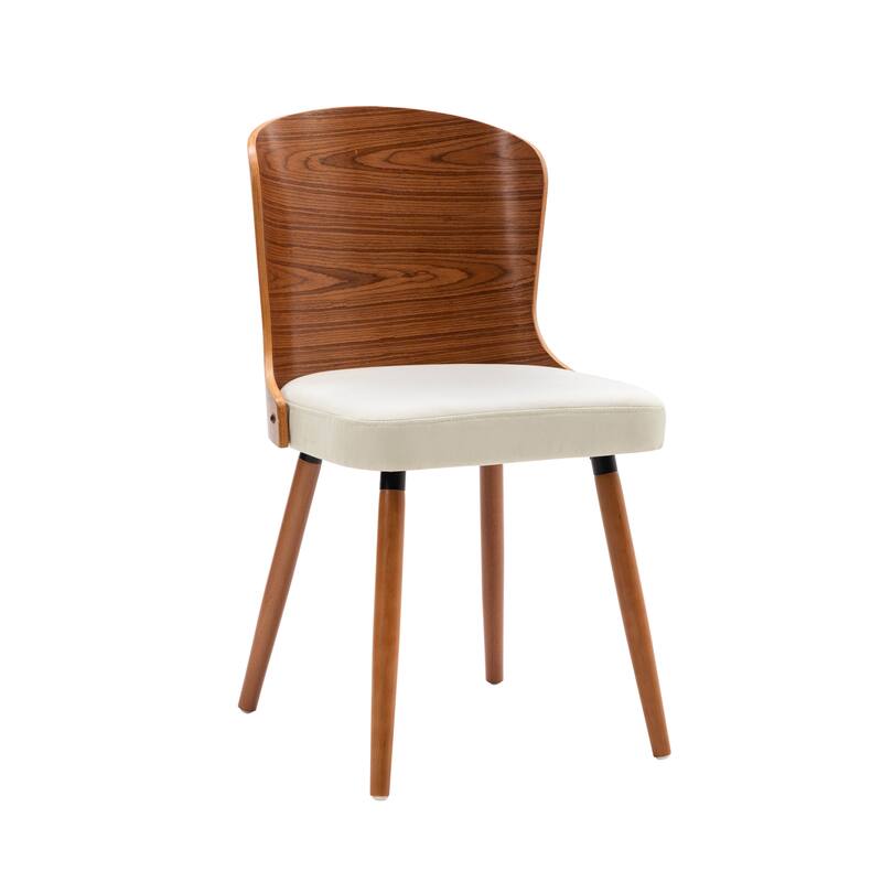 Porthos Home Karr Armless Dining Chairs Set of 2, Beech Wood Back & Legs