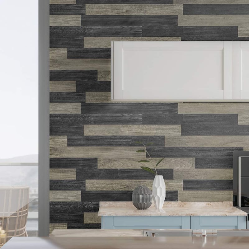 Art3d DIY Peel and Stick Wood Wall Planks(16 Sq Ft)
