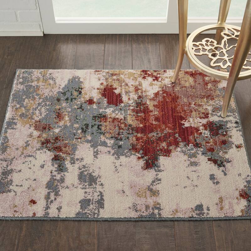 Nourison Artworks Textured Abstract Modern Area Rug