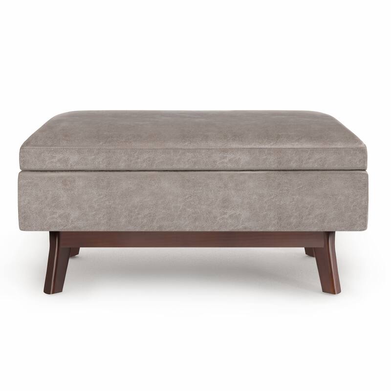 Wyndenhall Ethan Mid-century Modern Rectangular Table Ottoman