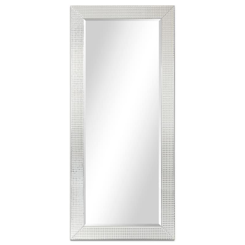 Bling Beveled Glass Rectangle Wall Mirror - Clear