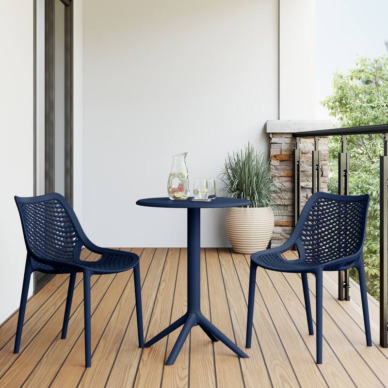 Frond and Form 2-Person Outdoor Round Dining Set