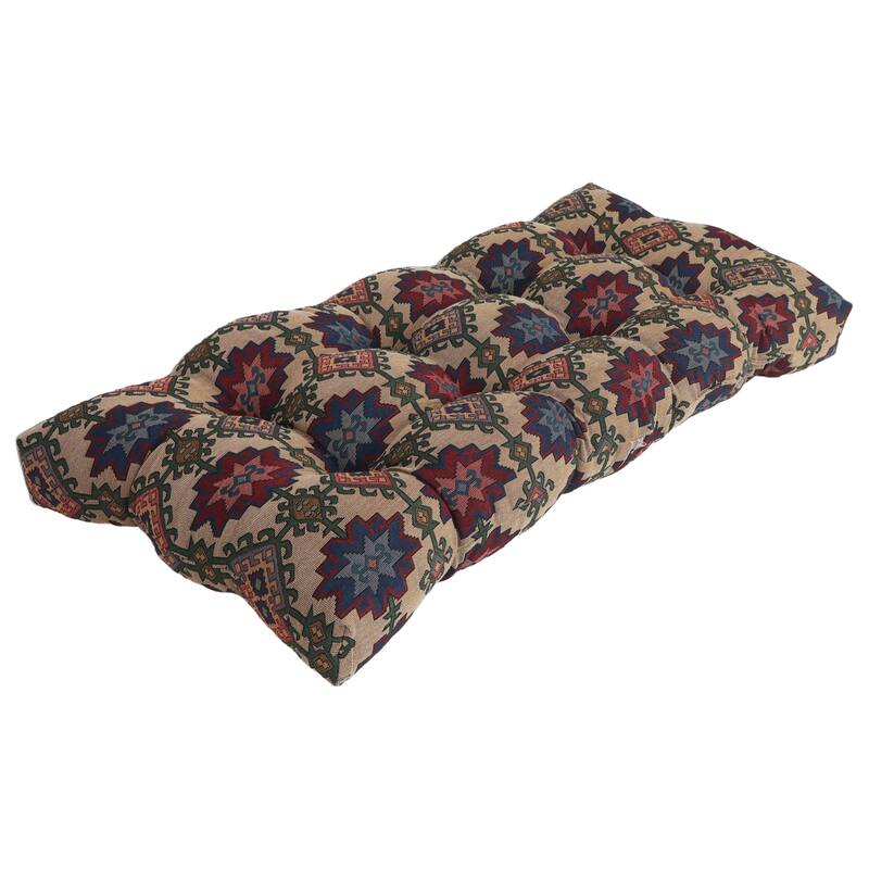 Tufted Tapestry Bench Cushion (Multiple Widths)