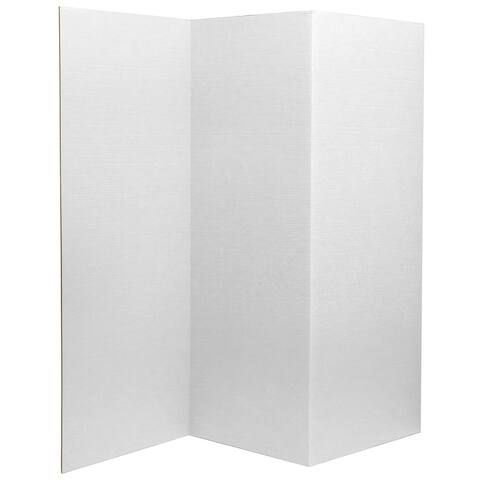 4 ft. Tall White Cardboard Room Divider