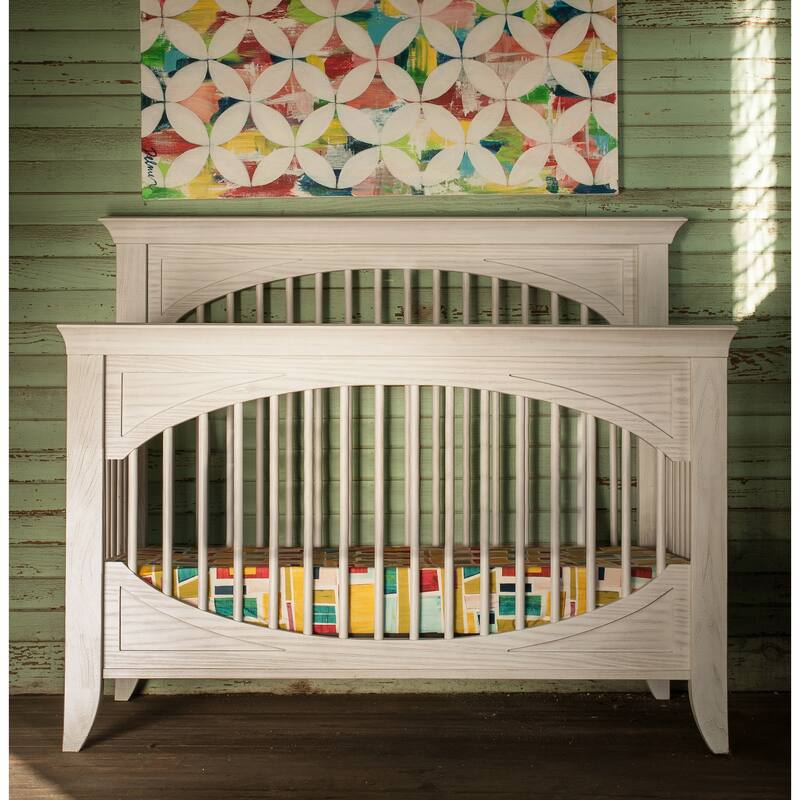 Milk Street Cameo Oval Convertible Crib