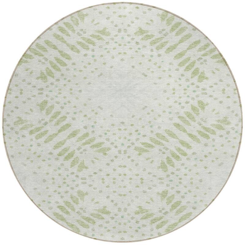 HomeRoots Floral Transitional Rectangle Outdoor Rug