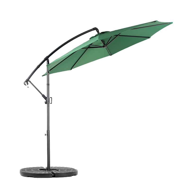 Topcraft 10ft Offset Hanging Market Patio Umbrella