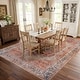preview thumbnail 71 of 102, Medallion Flat Pile Washable Rug – Pet Friendly, Non-Slip, Perfect for Entryway, Living Room, and Bedroom