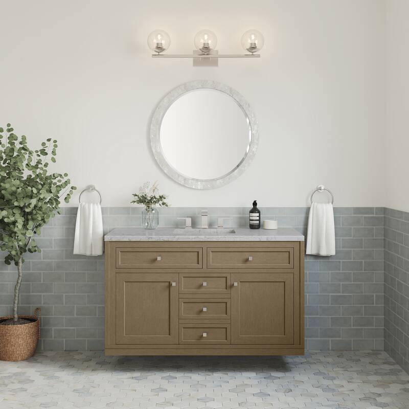 Chicago 48" Single Vanity, Walnut Whisper