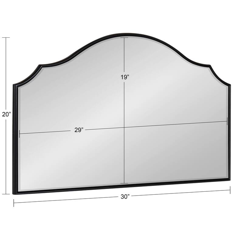 Kate and Laurel Leanna Framed Arch Wall Mirror
