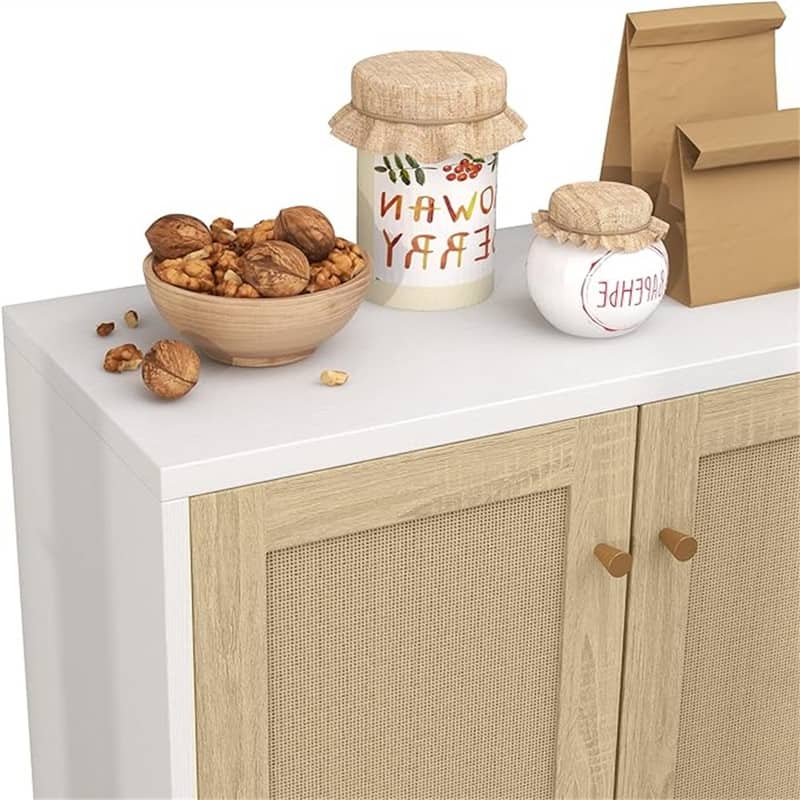 Sideboard Buffet Table - 15"D x 27.16"W x 35"H