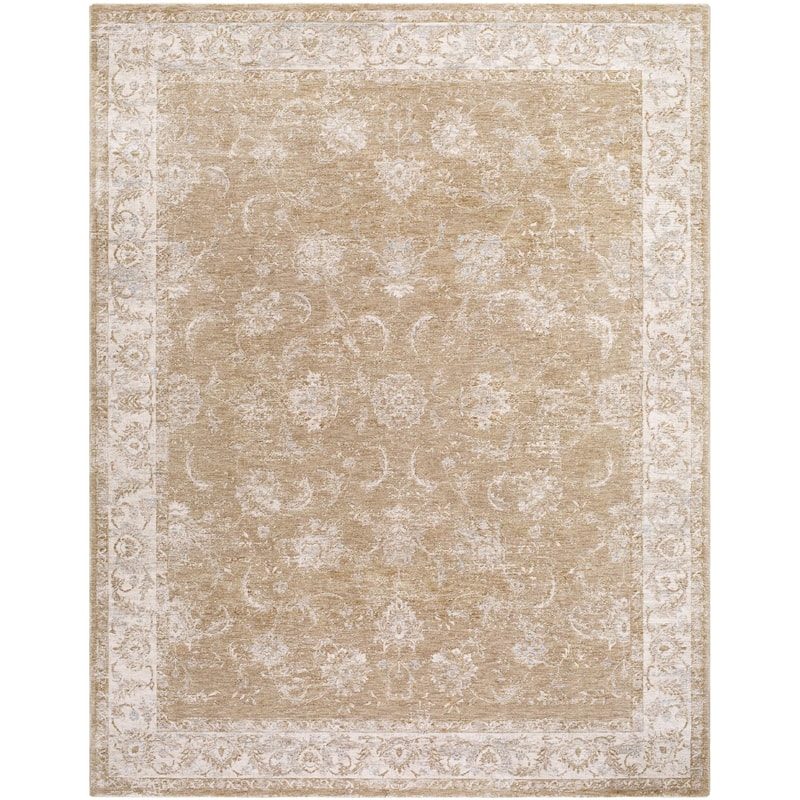 Livabliss Da Vinci Traditional Medallion Area Rug - Light Brown - 7' 10" x 10' 2"