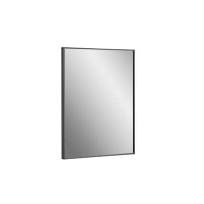 Vera 24 in. x 32 in. Modern Rectangle Framed Vanity Mirror