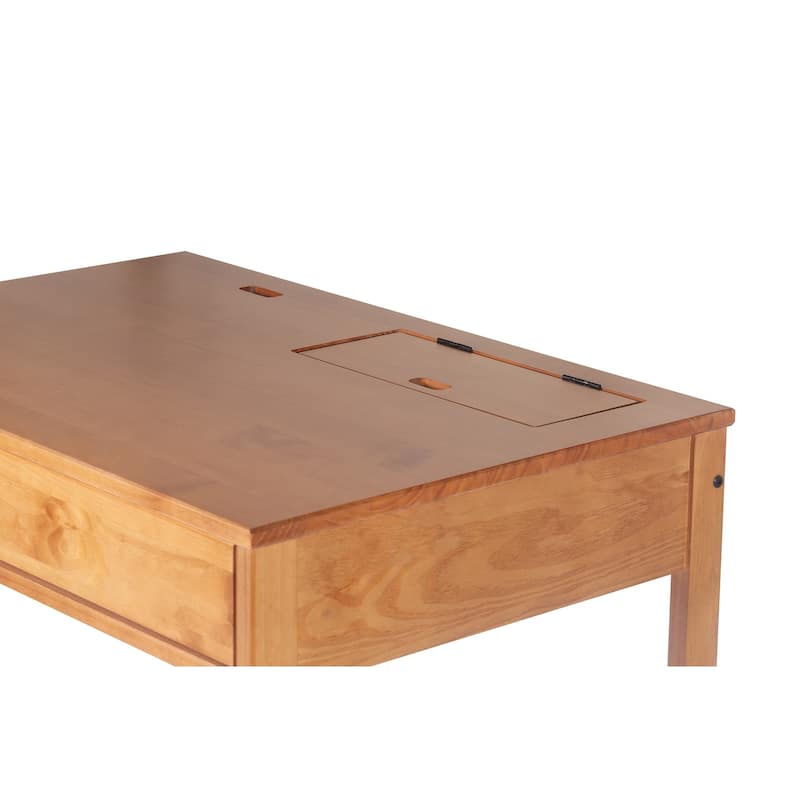 Copper Grove Rivne Modern Sturdy Home Office Wood Desk with Drawers and Compartments