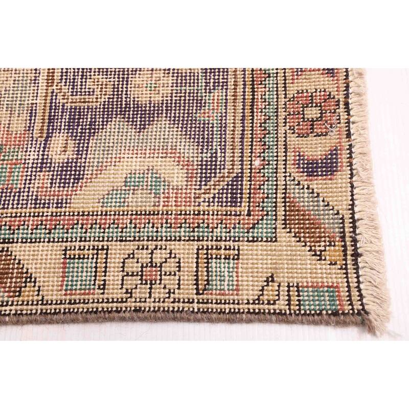 ECARPETGALLERY Hand-knotted Antalya Vintage Dark Copper Wool Rug - 7'10 x 10'8