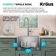 preview thumbnail 95 of 162, KRAUS Kore Workstation Undermount Stainless Steel Kitchen Sink