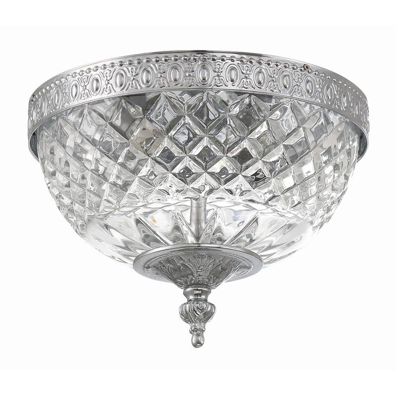 Crystorama Lighting Group Richmond 2 Light 8" Wide Flush Mount Bowl