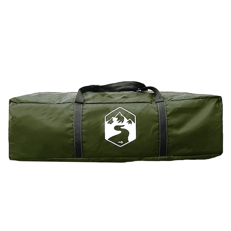 vidaXL Camping Tent Tunnel 5-Person Green Waterproof