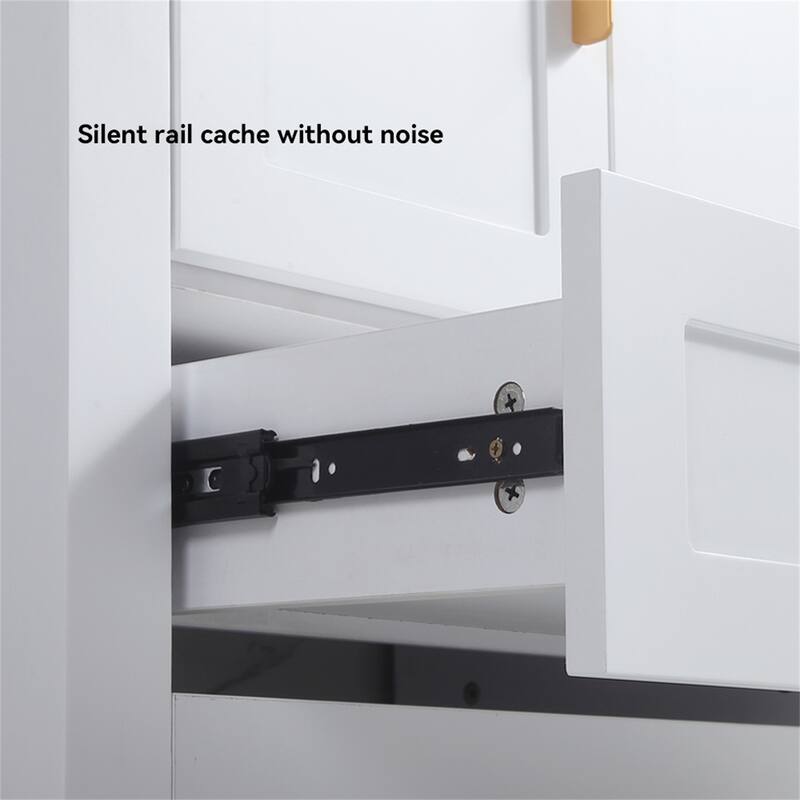 48" Bathroom Vanity with Ceramic Sink Combo