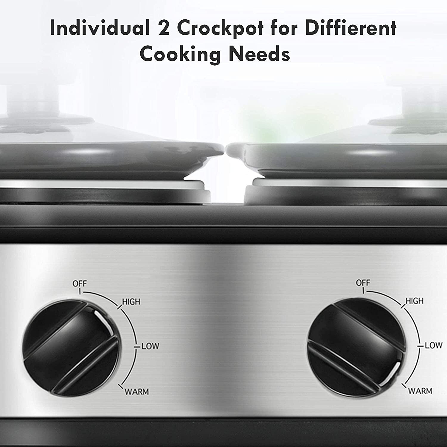 triple slow cooker Crock Pot trio stainless steel