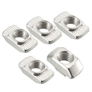 uxcell 12pcs M8 45 Series Metal Half Round Roll in T-slot Spring Nut w Ball a15090400ux0603 uxcell 12pcs M8 45 Series Metal Half Round Roll in T-slot Spring Nut w Ball a15090400ux0603