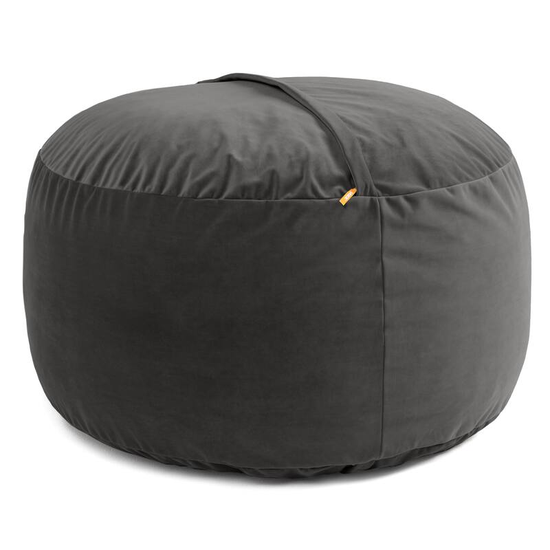 Jaxx Saxx 4ft - Large Round Bean Bag for Adults - Lush Velvet