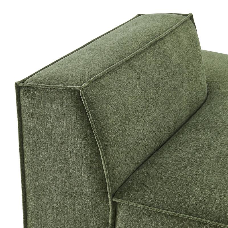 Restore Performance Fabric Upholstered Right-Facing Armless Modular Chaise