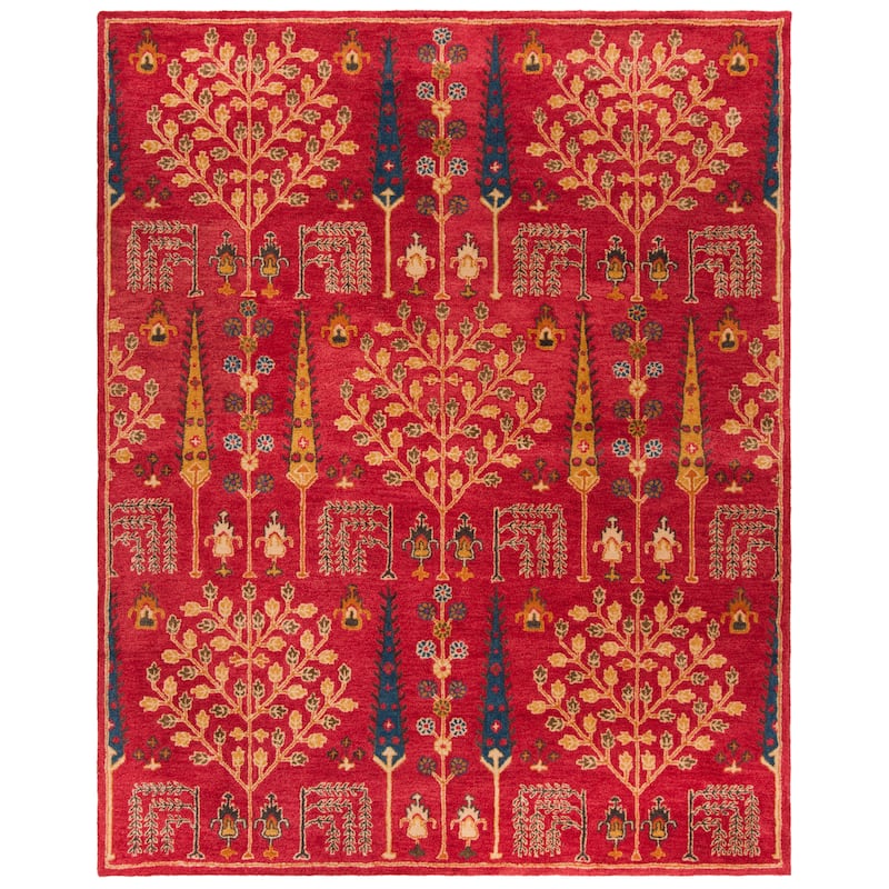 SAFAVIEH Handmade Heritage Kylee Traditional Oriental Wool Rug