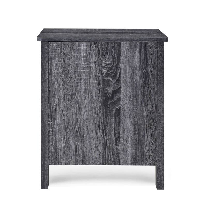 Olimont Faux Wood 2 Drawer Nightstands (Set of 2) by Christopher Knight Home