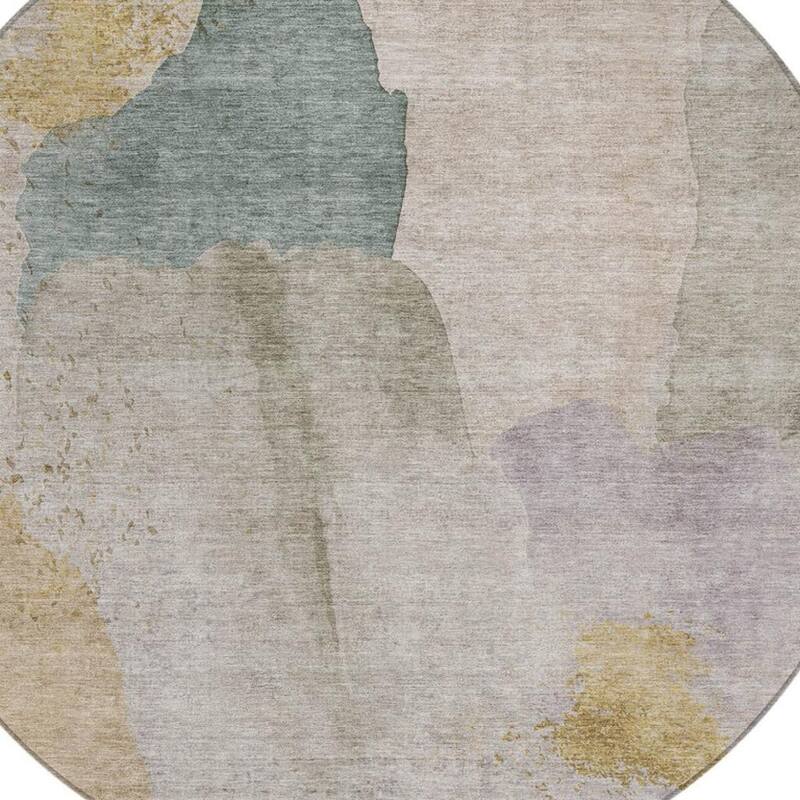 HomeRoots Abstract Transitional Rectangle Outdoor Rug