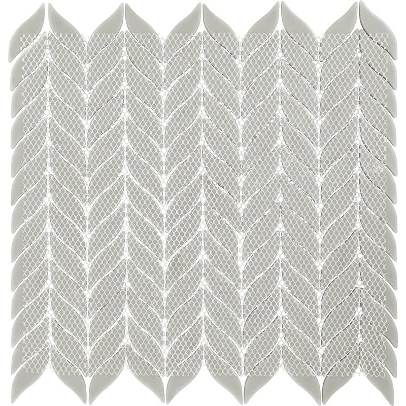Daltile Starcastle 2" Leaf Glass Wall and Floor Mosaic (15 PC Per Carton) (14.70 SQFT Per Carton)