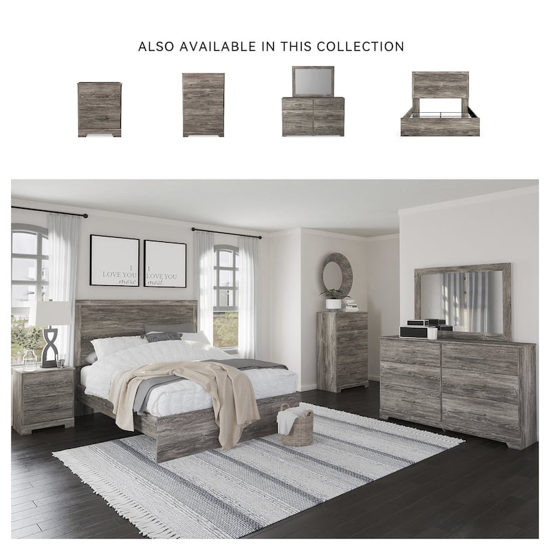 Ralinksi Gray Two Drawer Nightstand