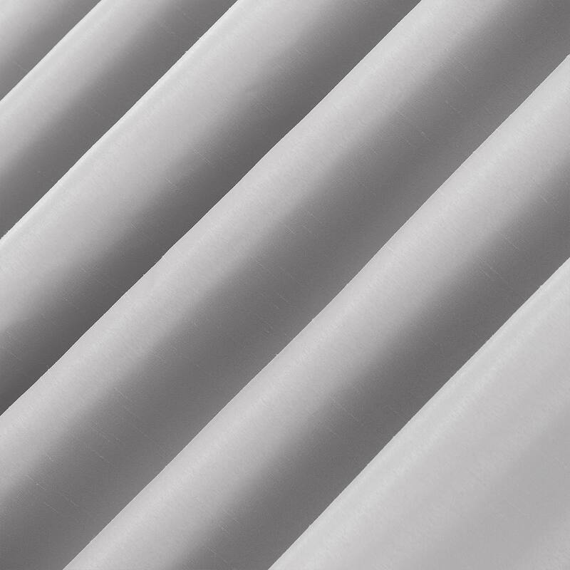 Sun Zero Evelina Faux Dupioni Silk Blackout Curtain Panel, Single Panel