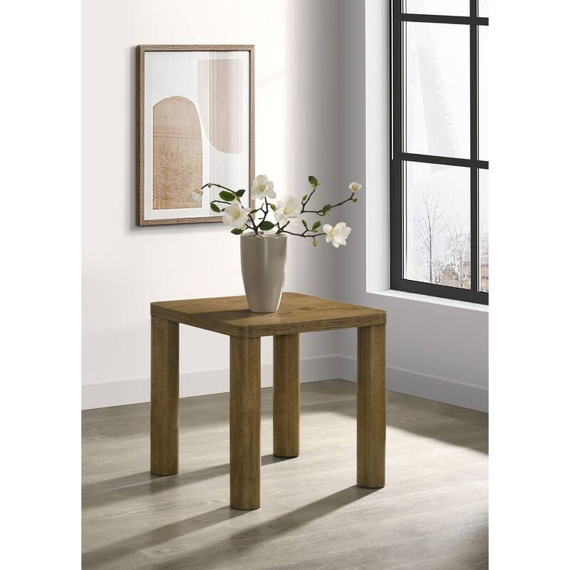 Castlewood Engineered Wood Accent Side End Table - 22" x 22" x 22"
