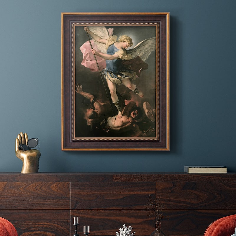 St. Michael Premium Framed Canvas- Ready to Hang
