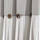 preview thumbnail 88 of 152, Lush Decor Linen Button Single Panel Window Curtain